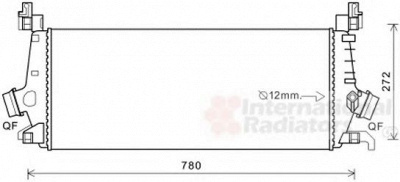 VAN WEZEL 37004647 -  Интеркулер